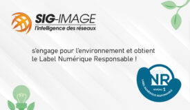 sig image s'engage pour l'environnement et obtient le lavel numerique responsable, logo ENR